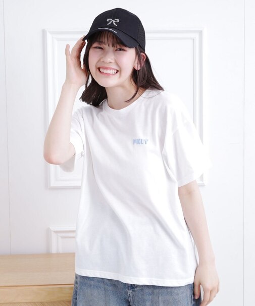 バックハートロゴTシャツ