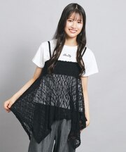 【セットアイテム】2WAYレースビスチェ＋トップス