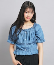 オフショル2WAYブラウス