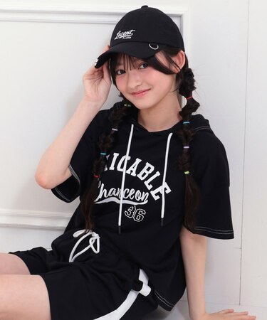 【セットアップアイテム】半袖パーカ＋ハーフパンツセット