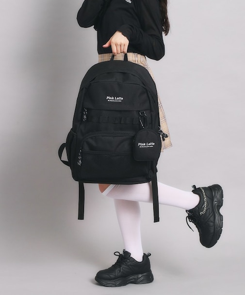 【容量約30L】ポーチ付き多機能リュック