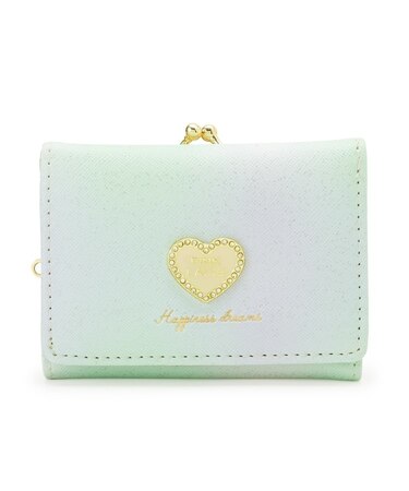 ハートラメがま口コンパクトウォレット