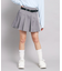 ベルト付プリーツスカート