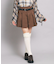ベルト付プリーツスカート