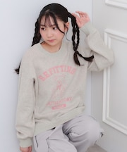 コットンジャカードくまプルオーバー