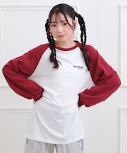ラグランサガラチュニックロンT