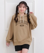 袖ラインパーカ＋ショートパンツセット