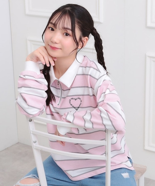 衿付きビッグラガーシャツ