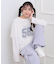 メッシュレイヤード風ロングT