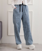 ワンポイント刺繍イージーロングパンツ