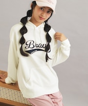 サテンアップリケBIGパーカー