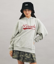 サテンアップリケBIGパーカー