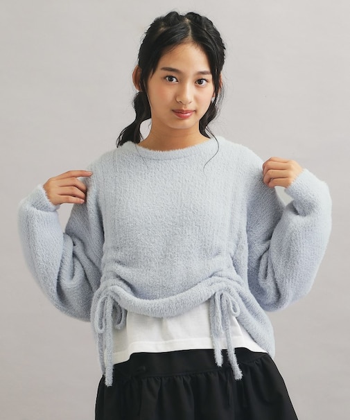 【セットアイテム】ドロスト＋ロンTセットプルオーバー