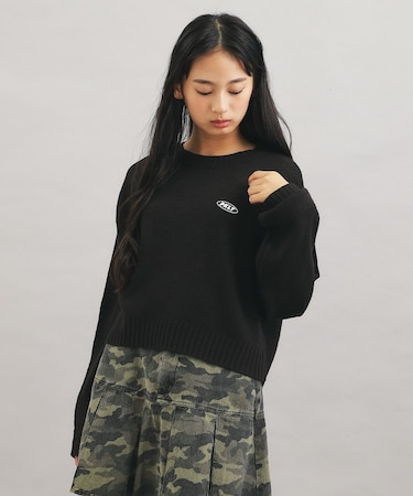 【プチプラ】短丈ニットプルオーバー