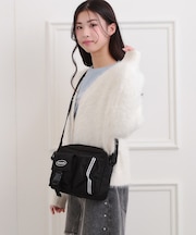 ラインメッシュショルダーバッグ