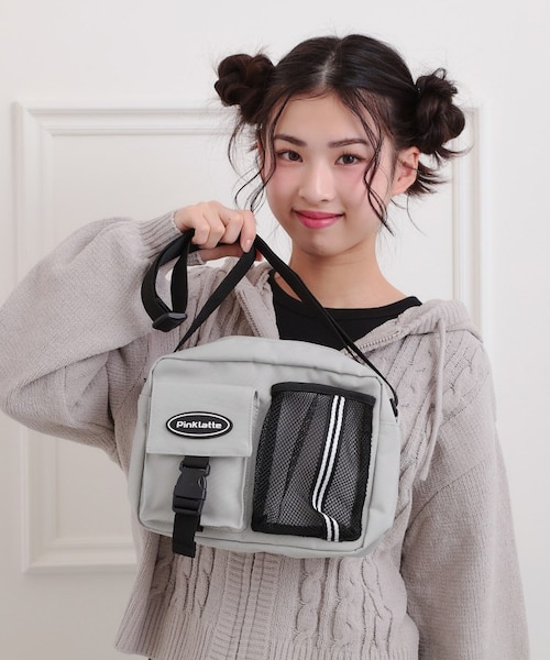 ⭐︎さま専用⭐︎新品未使用⭐︎先月購入⭐︎ メッシュライトショルダーバッグ ラインメッシュショルダーバッグ｜ピンクラテの通販｜&mall（アンド