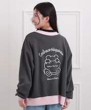 クマちゃん裏毛カーディガン