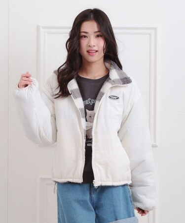 ボアリバーシブルブルゾン