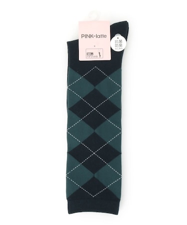 【30cm丈】アーガイルハイソックス