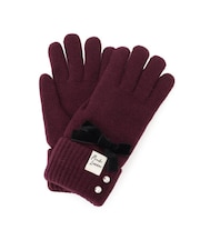 ベロアリボン裏モール手袋