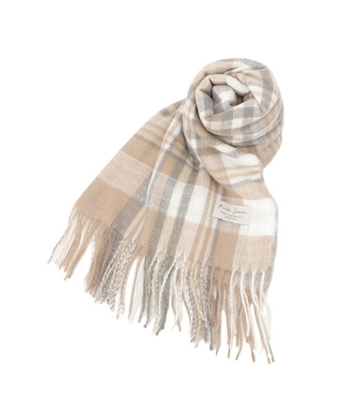 起毛タータンストール