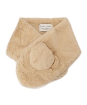 ポンポン耳付きティペット