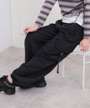 ピーチ起毛ベーシックカーゴパンツ