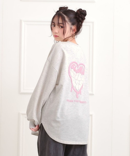 メルトハートビッグチュニックトレーナー