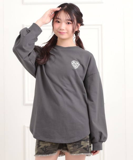 メルトハートビッグチュニックトレーナー