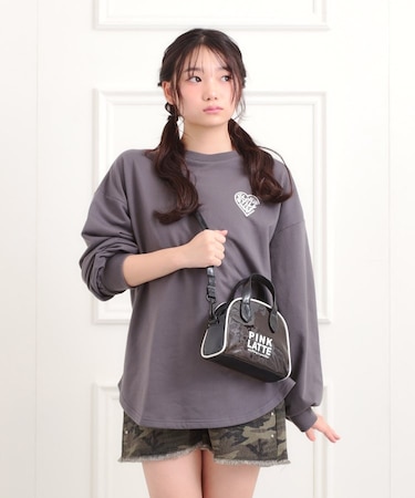 PVCミニボストンバッグ