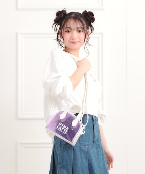 PVCミニボストンバッグ｜ピンクラテの通販｜&mall（アンドモール）三井