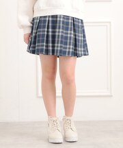 微起毛プリーツスカート