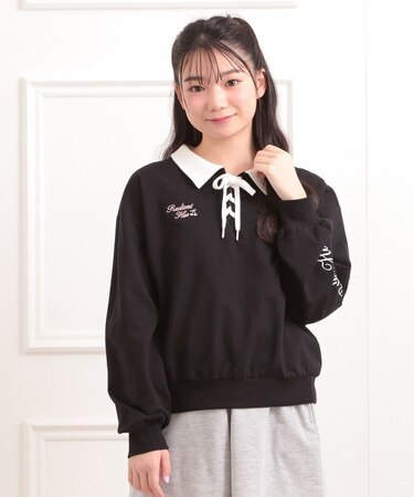 【セットアイテム】ミニ裏毛レースアップ＋キュロットパンツ