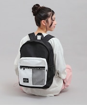 【容量約23L】バイカラーメッシュリュック