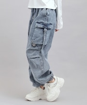 デニムカーゴパンツ