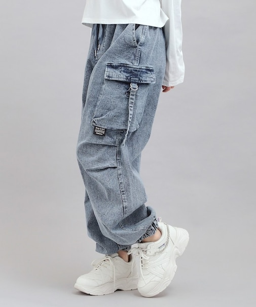 デニムカーゴパンツ