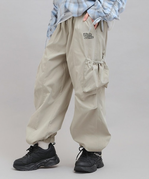 ギャザーポケットパンツ