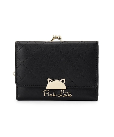 ハーフ猫がま口コンパクト財布