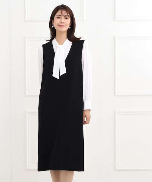 【フォーマル/洗える/セットアップ可】ジャンパースカート