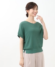 【WEB限定カラーあり／洗える】ラメプルオーバーニット