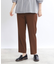 【E‐QUALITY／手洗い可】テーパードストレッチパンツ