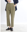 【E‐QUALITY／手洗い可】テーパードストレッチパンツ