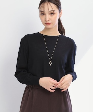 【アンサンブル可能】きれいめベーシックニット