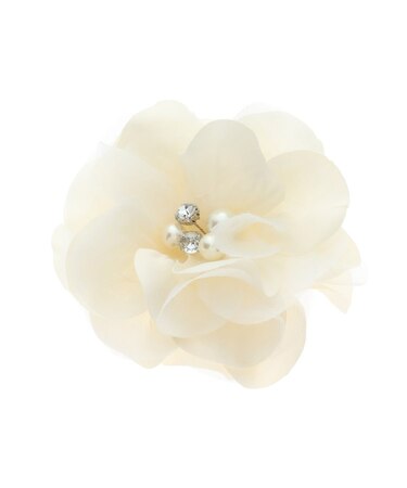 【夏SALE／フォーマル】シアーフラワーコサージュ