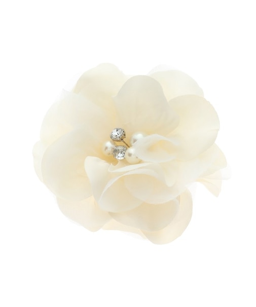 【夏SALE／フォーマル】シアーフラワーコサージュ