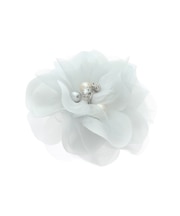 【夏SALE／フォーマル】シアーフラワーコサージュ