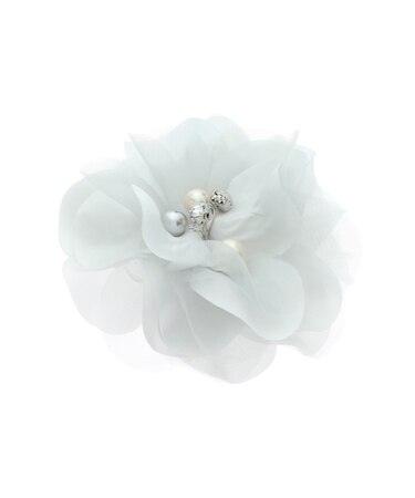 【夏SALE／フォーマル】シアーフラワーコサージュ