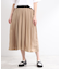 【E‐QUALITY／手洗い可／ウエスト総ゴム】シャンブレースカーチョパンツ