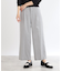 【手洗い可】ワイドストレートパンツ