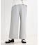 【E‐QUALITY／洗える】フルレングス丈ワイドストレートパンツ